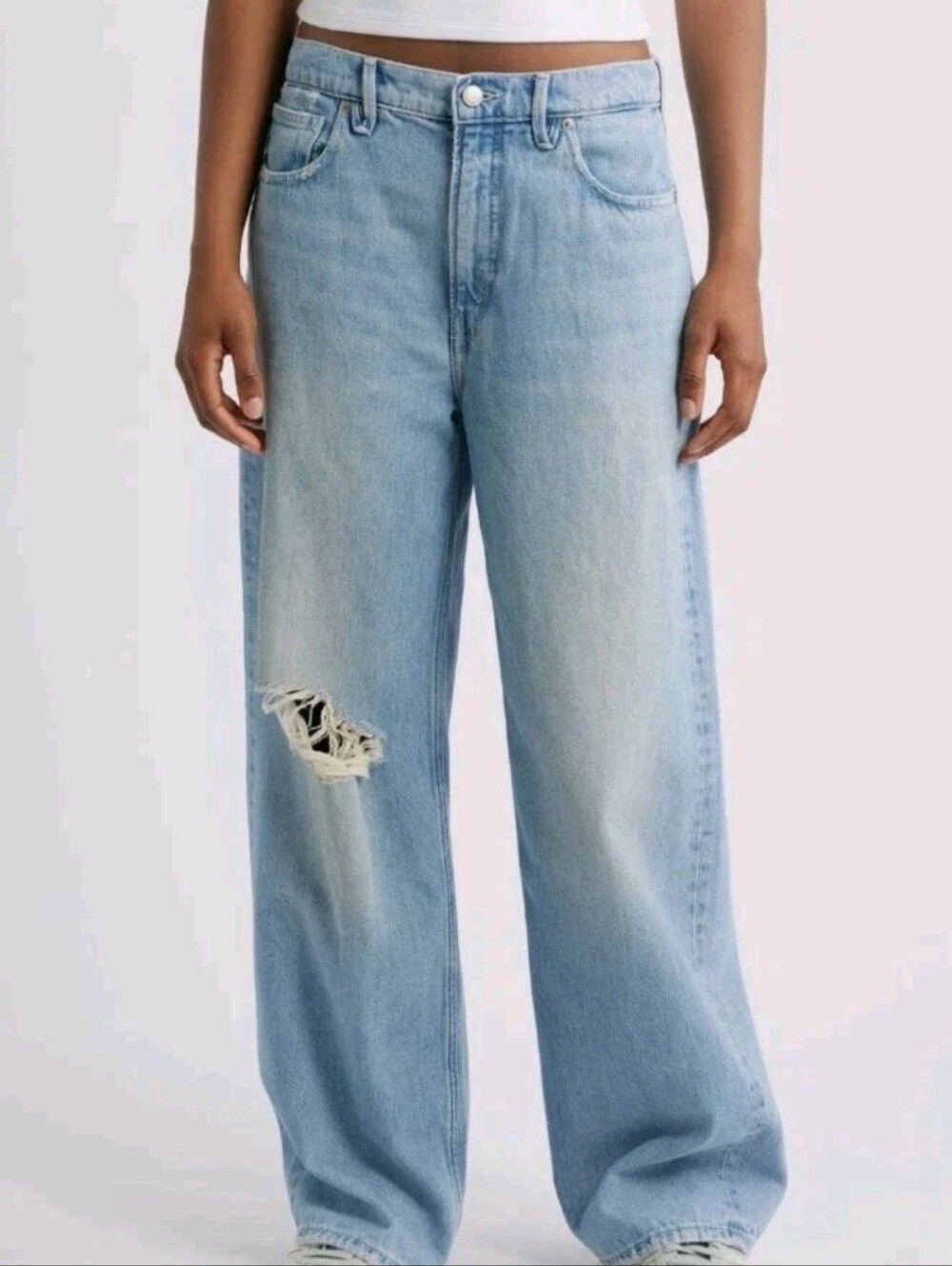 Good American 14 / 32 Good Standard Baggy Denim Jeans Msrp $169